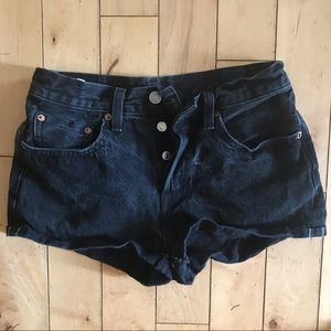 High Rise Levi 501 Shorts